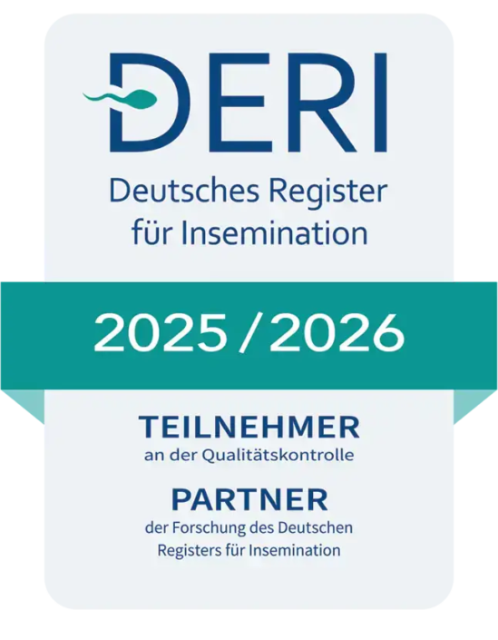DERI – Deutsches Register für Insemination Signet 2025/2026 – Teilnehmer Qualitätskontrolle